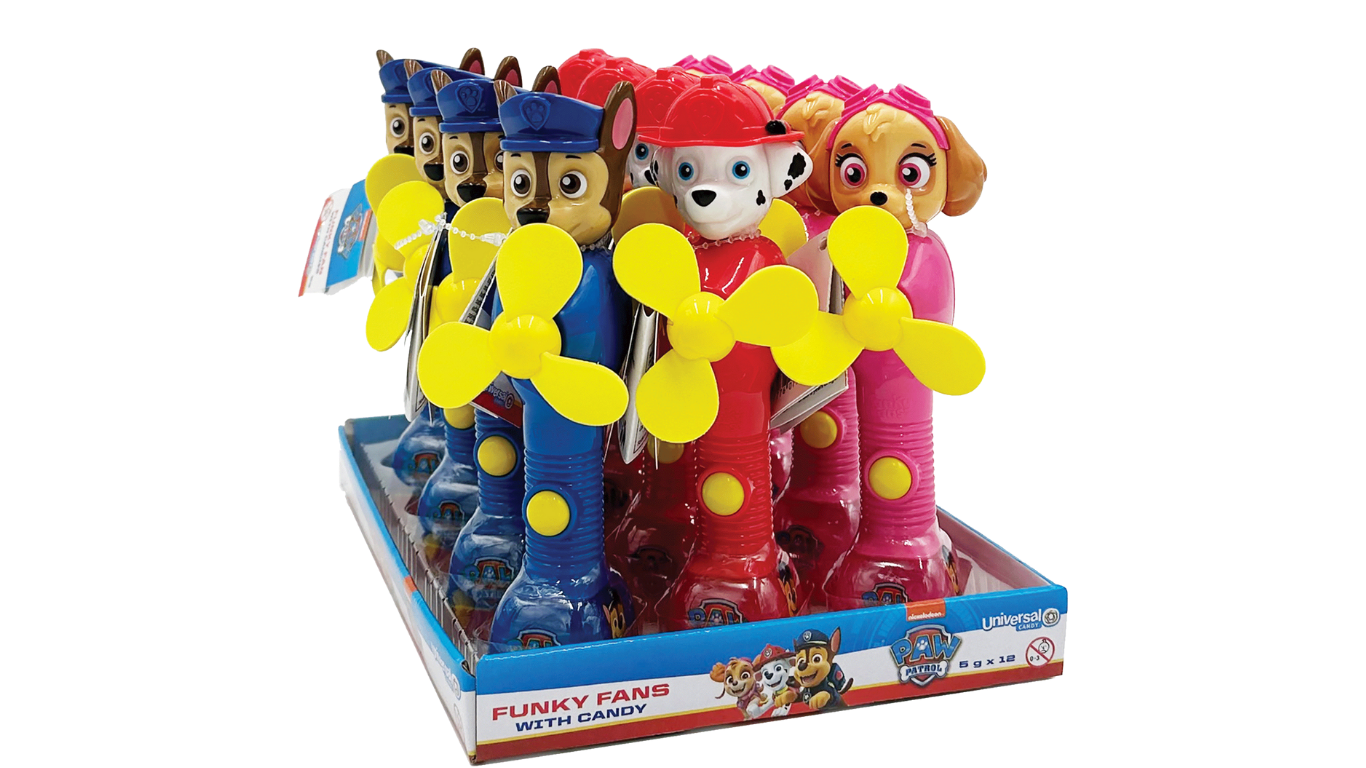 Paw Patrol Funky Fans with Candy